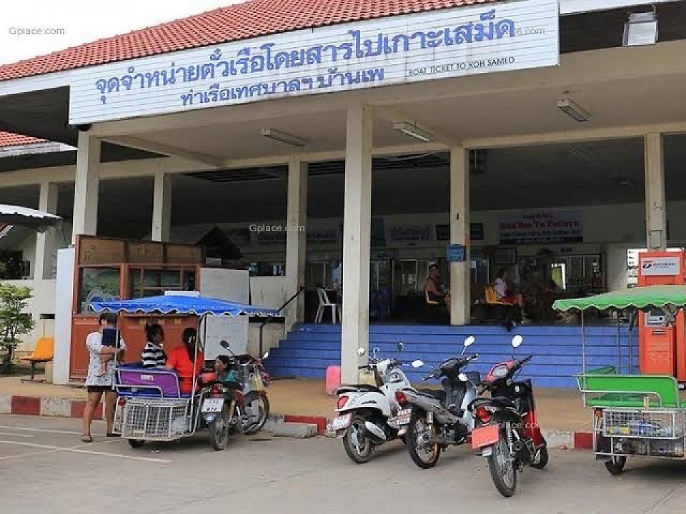 เรียกแท็กซี่สมุทรปราการ รับ-ส่ง เทศบาลท่าเรือบ้านเพระยอง ท่าเรือนวลทิพย์ ไปยังเกาะเสม็ด